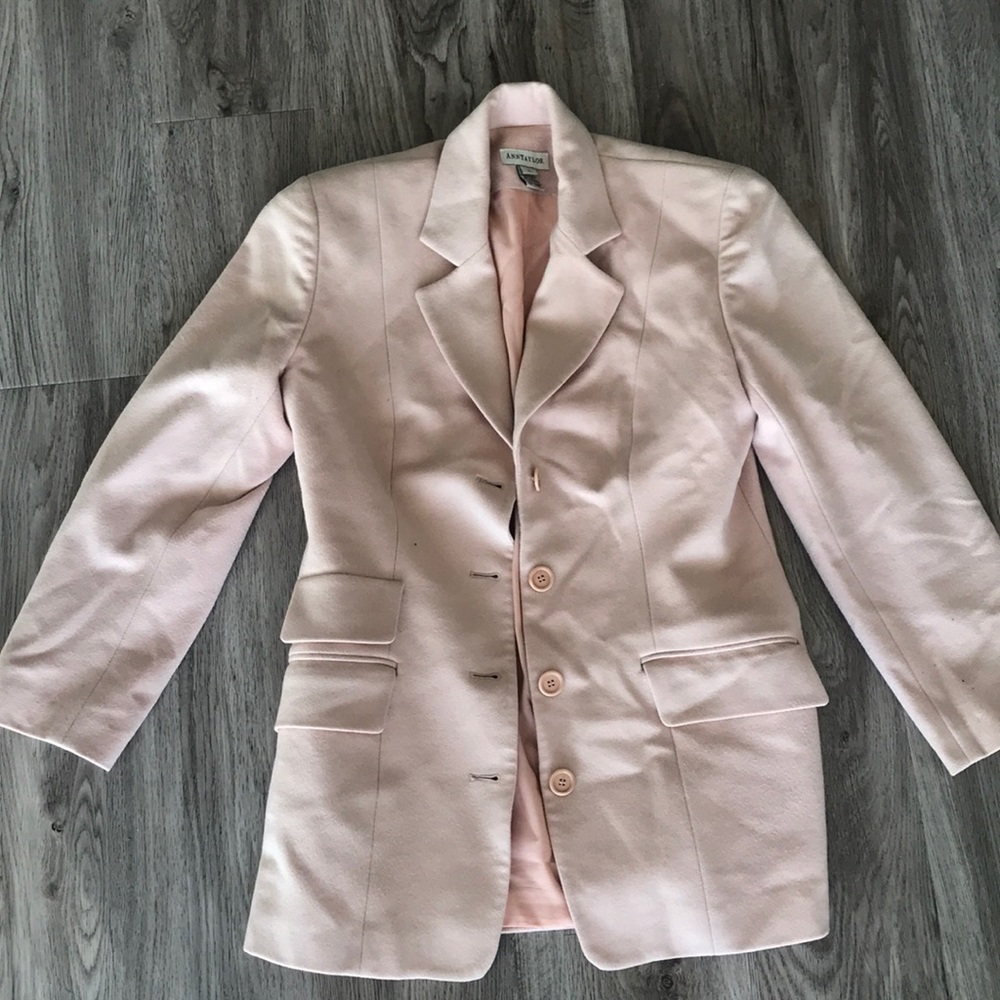 Ann Taylor light pink blazer (size 2)